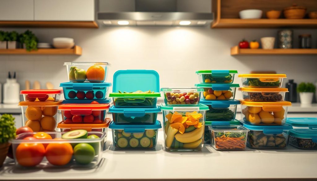 Meal prep containers for efficient food storage