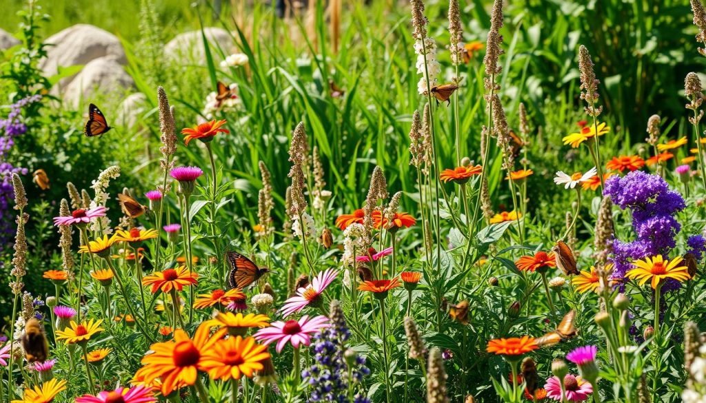 Native plants supporting local wildlife