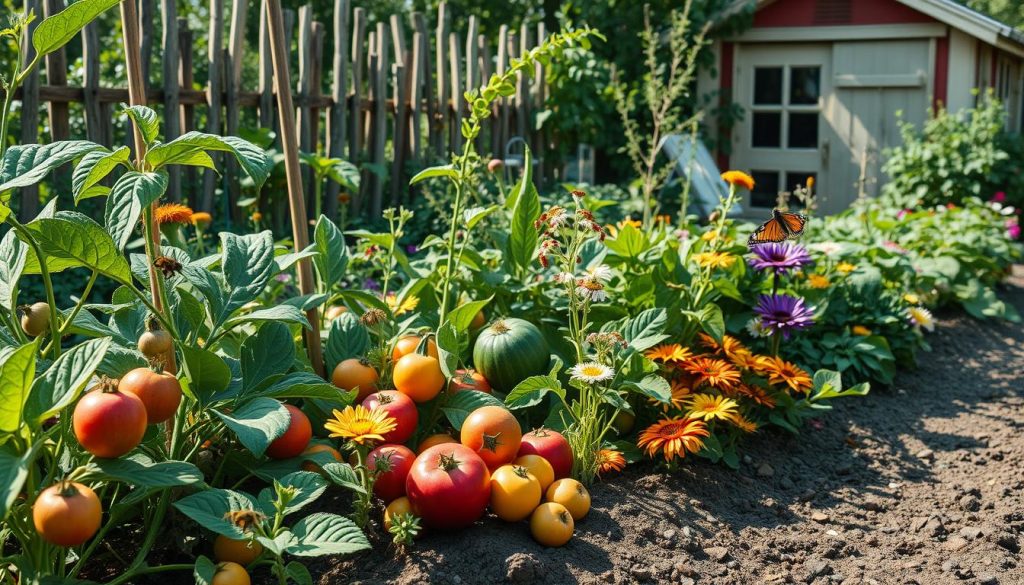 Open-pollinated varieties in organic gardening