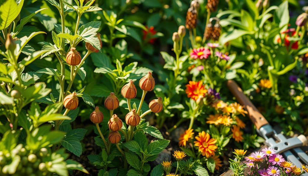 Seed collection from healthy plants