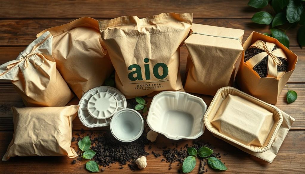 Biodegradable packaging materials