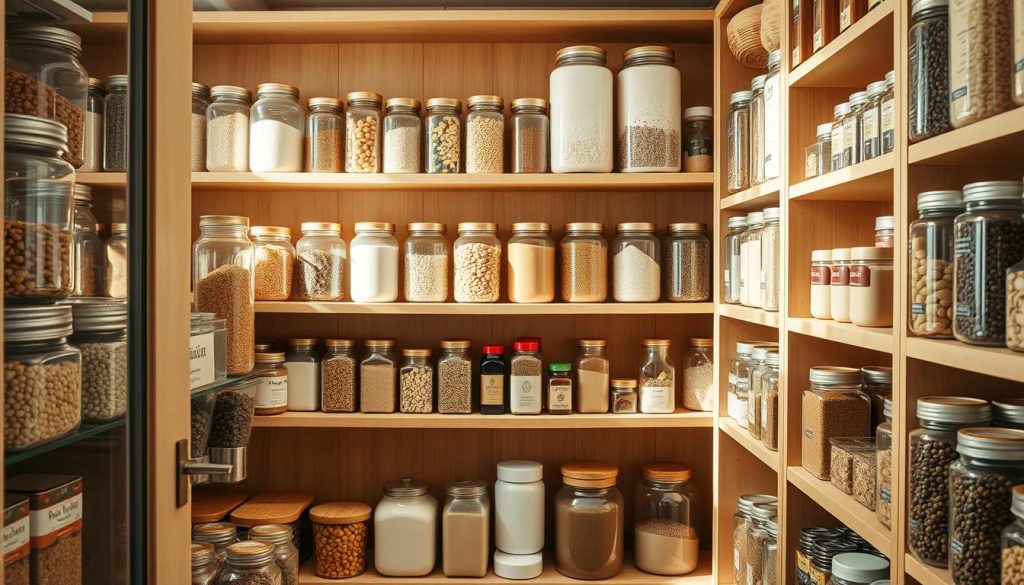 Bulk ingredients for pantry organization