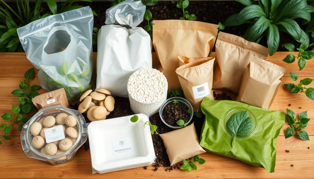 Compostable packaging materials