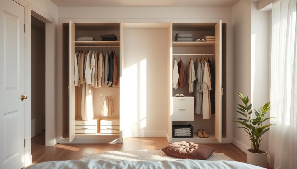 Decluttering clothes for a minimalist wardrobe