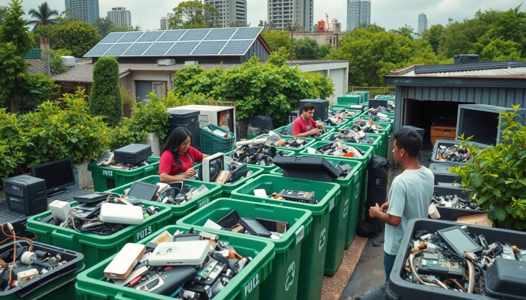 E-waste disposal initiatives