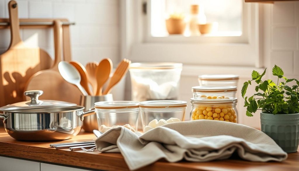 Eco-friendly kitchen essentials