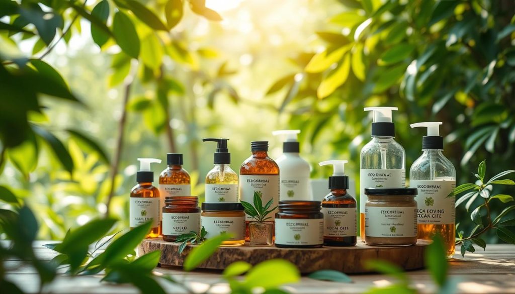 Sustainable organic skincare products