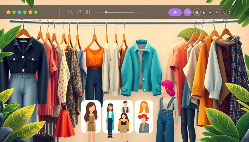 Virtual clothing swap platform