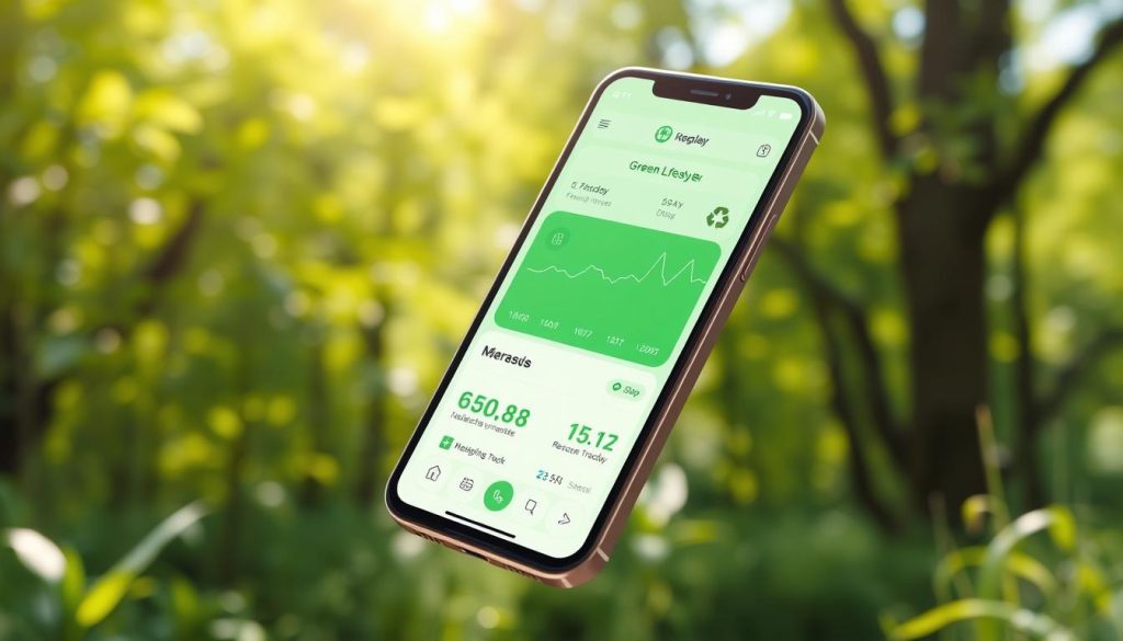 green lifestyle tracker app