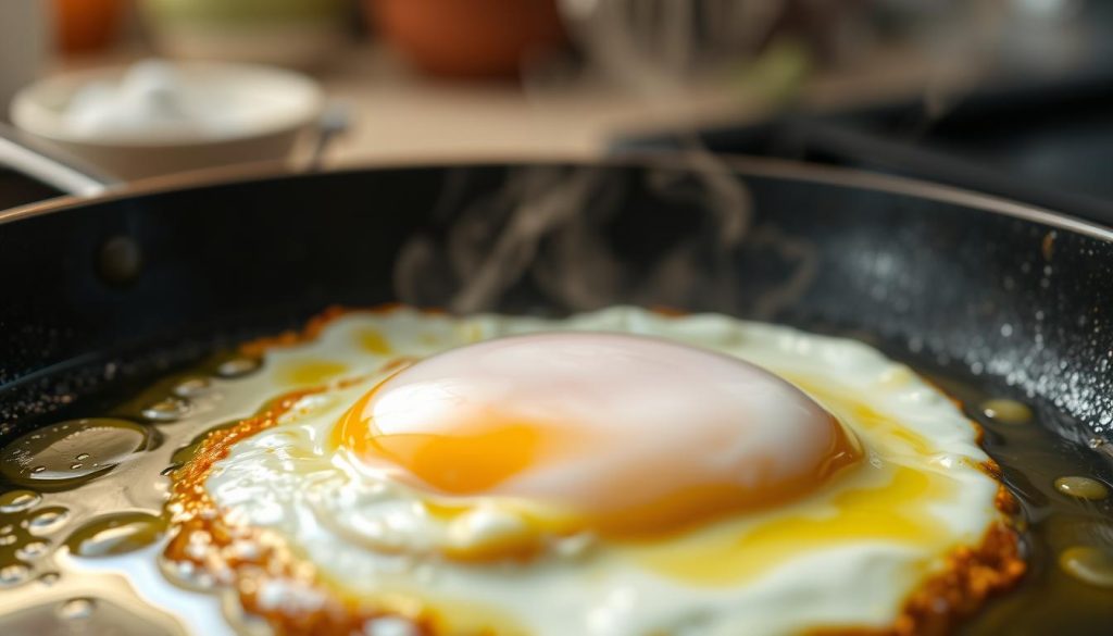 Crispy Egg Edges Cooking Technique