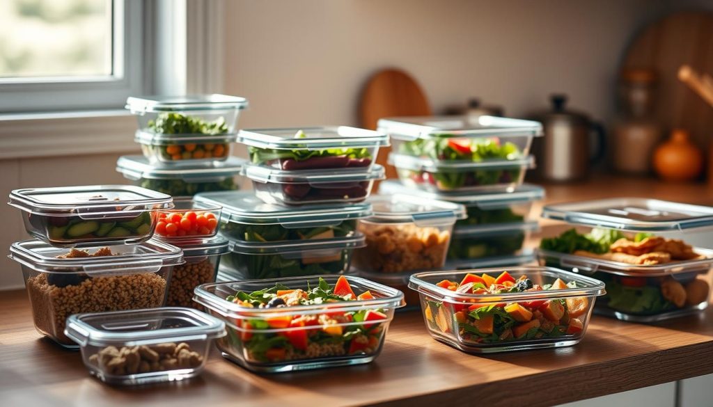 BPA-free meal prep containers