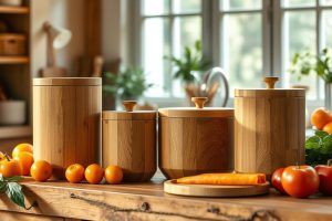 Bamboo and Wooden Food Storage: A Sustainable Solution