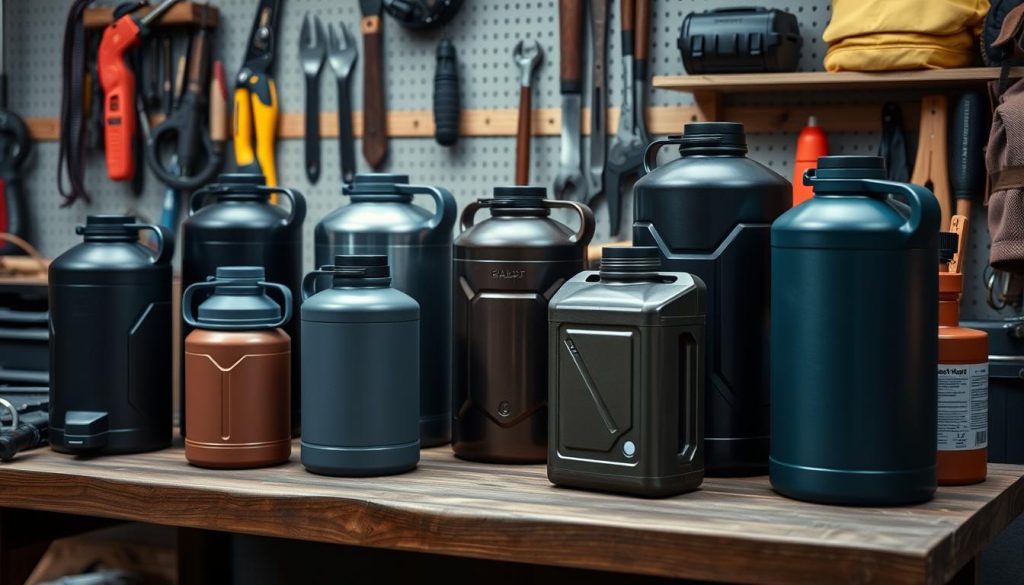 Compact reusable gas cans