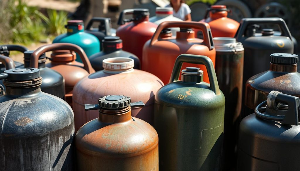 Durable refillable gas tanks