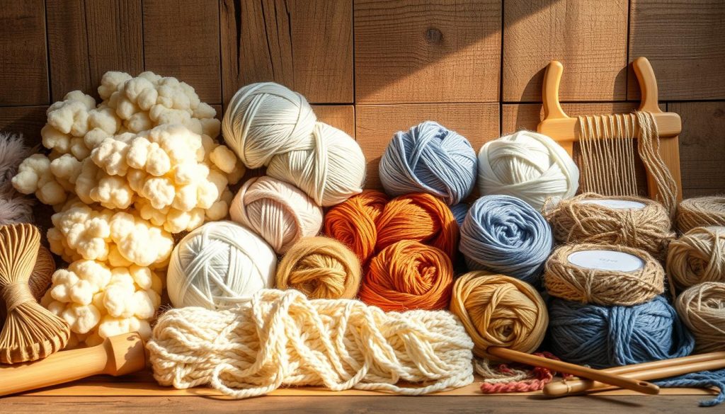 Eco-conscious fiber crafting materials