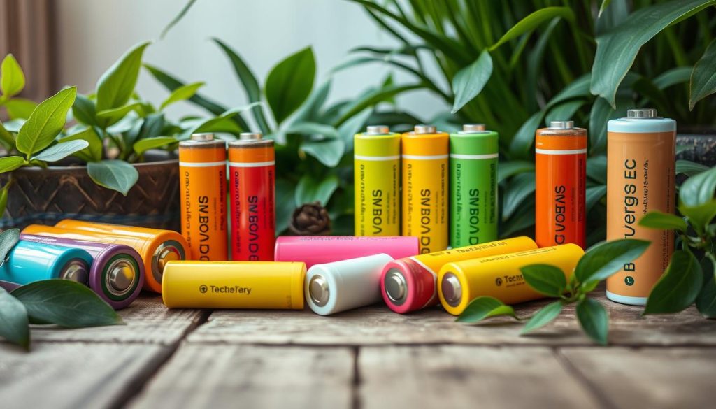 Eco-friendly rechargeable batteries