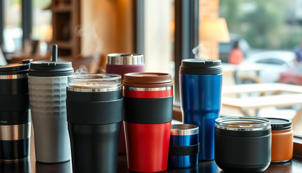 Insulated travel cups