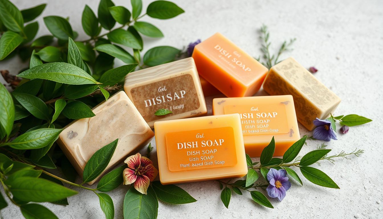 Plant-based dish soap bars