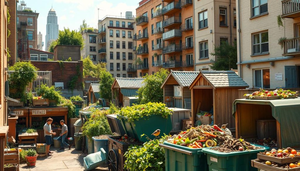 composting in a city