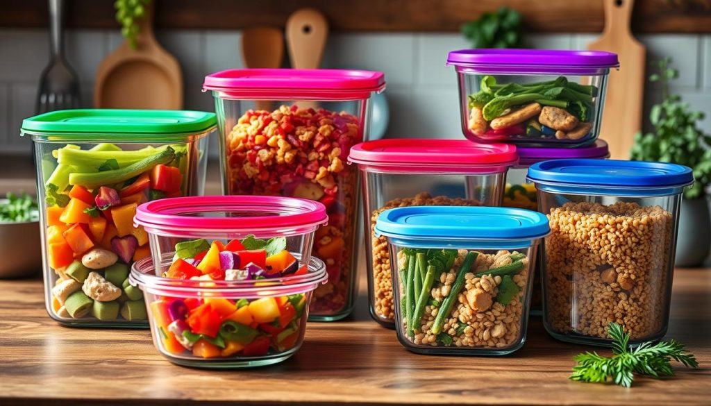 leak-proof glass meal prep containers