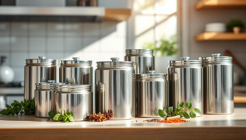 metal cans for airtight storage