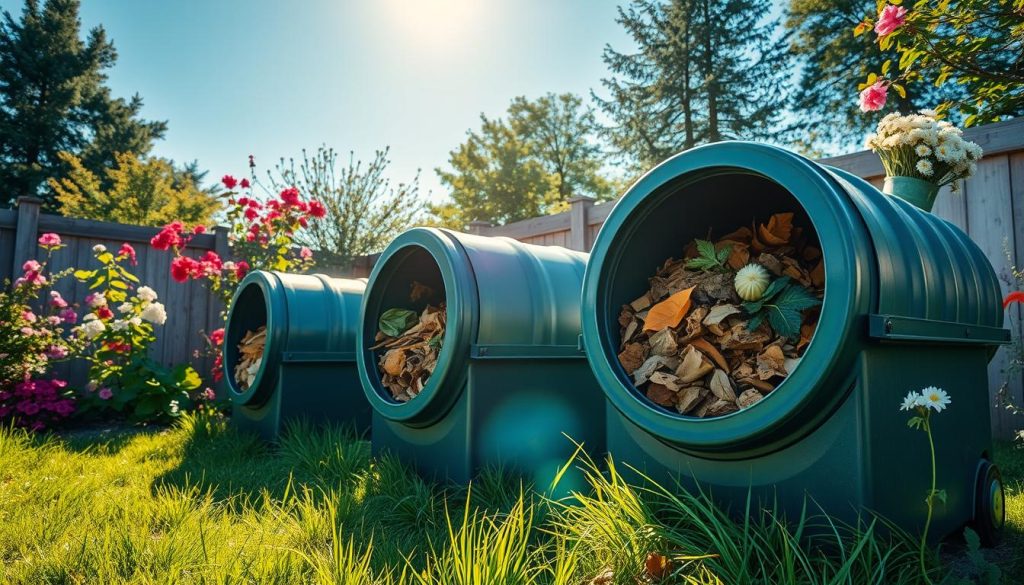 outdoor compost tumblers