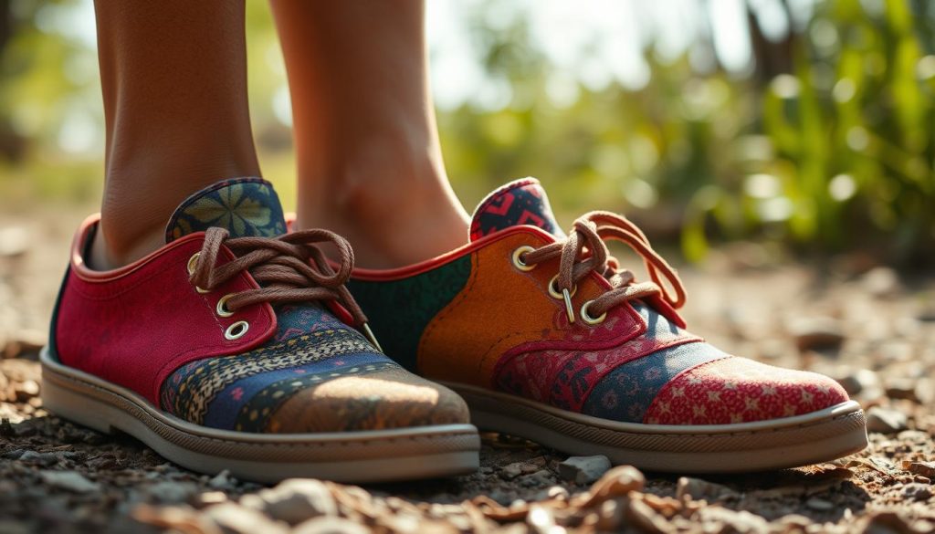 recycled fabric shoes