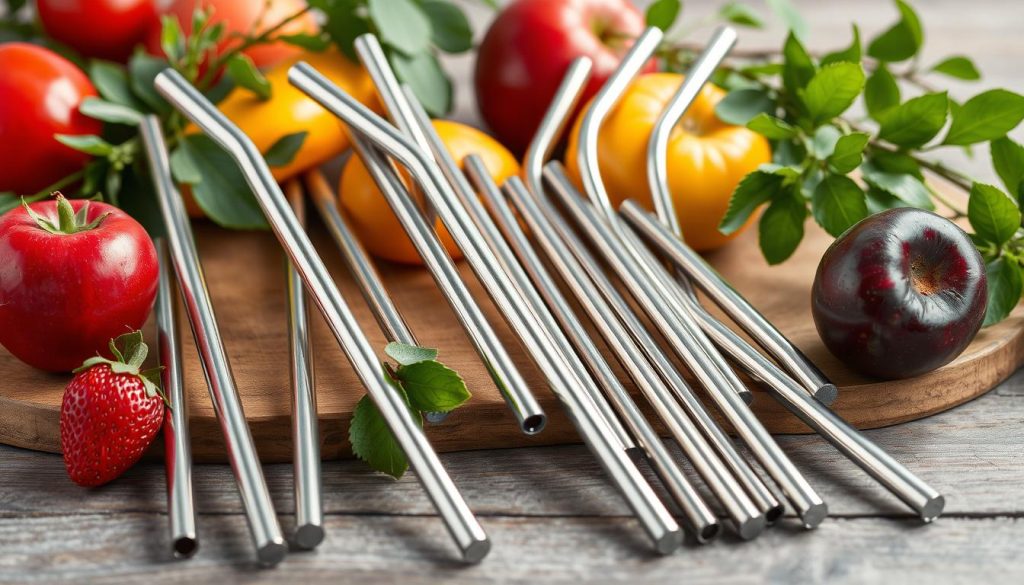 stainless steel straws