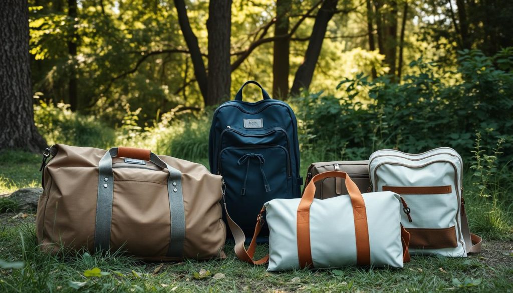 sustainable travel bags