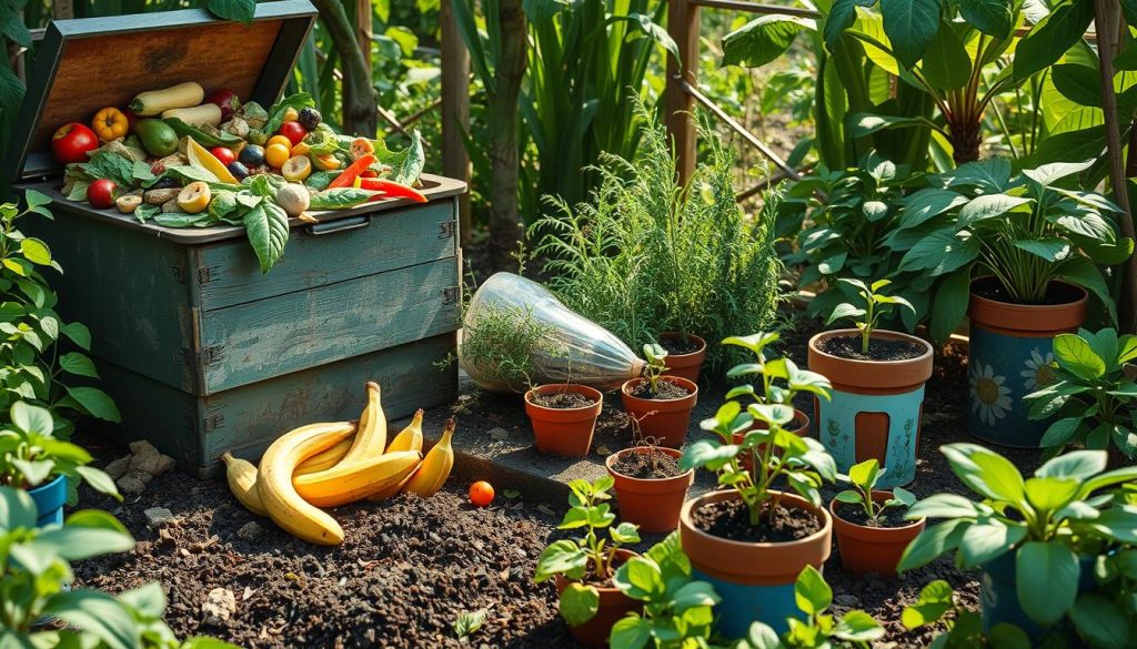 Creative uses for food waste in the garden