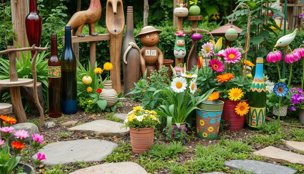 Eco-friendly garden ornaments