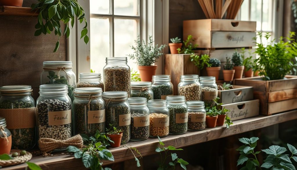 Environmentally friendly seed storage