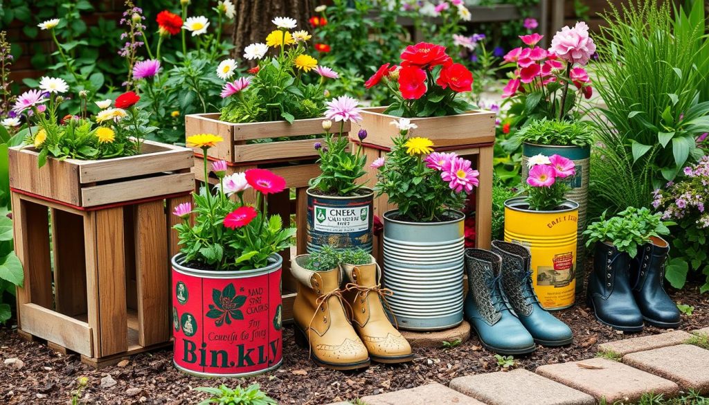 Innovative garden container ideas