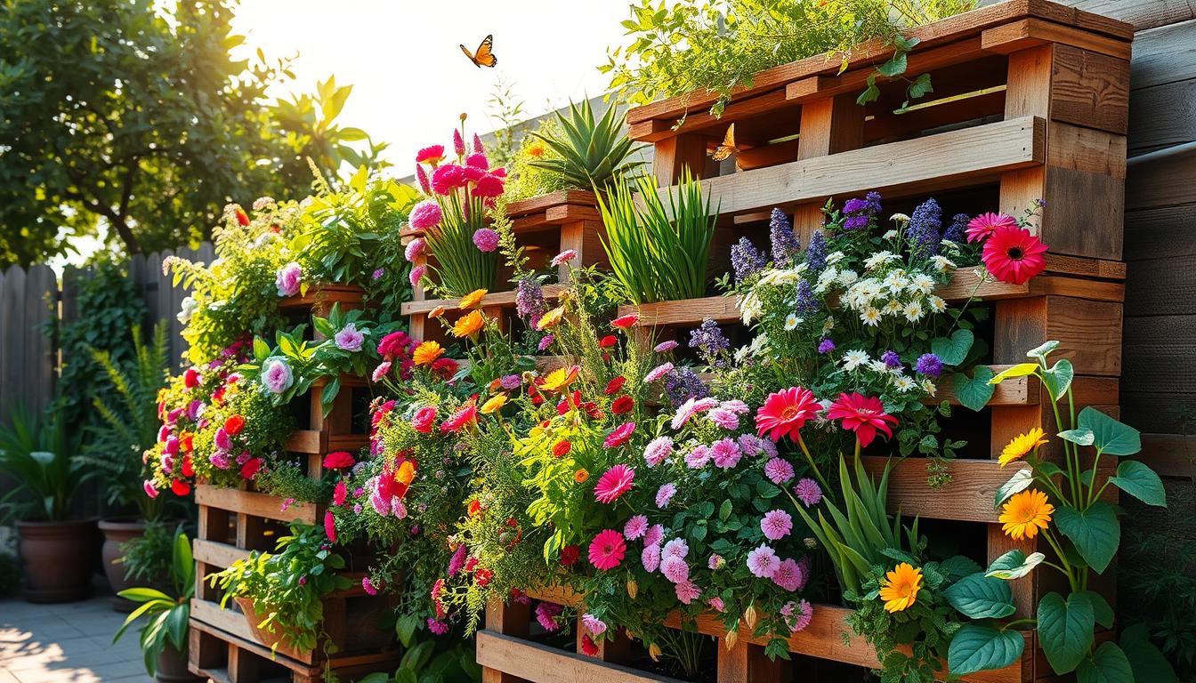 Repurposing pallets for gardening