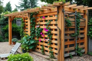 Crafting Upcycled Trellis and Support Structures for My Garden