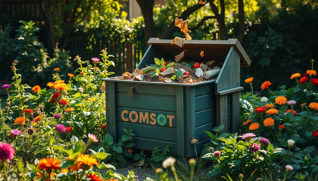 composting in the garden