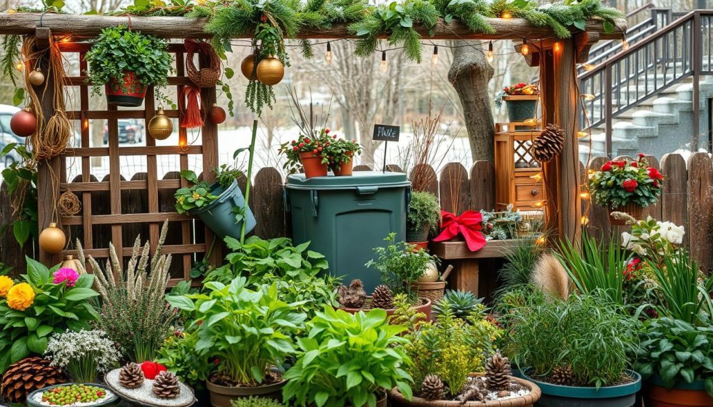 green holiday garden projects