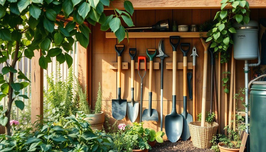 green tips for tool upkeep in the garden