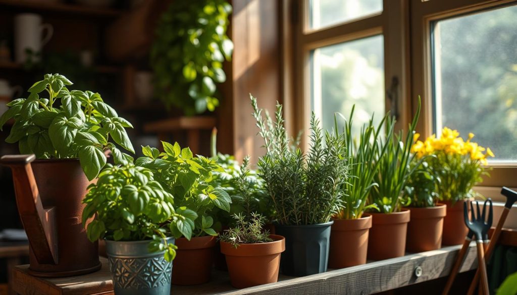 indoor herb gardening