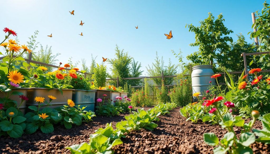 summer gardening with zero waste