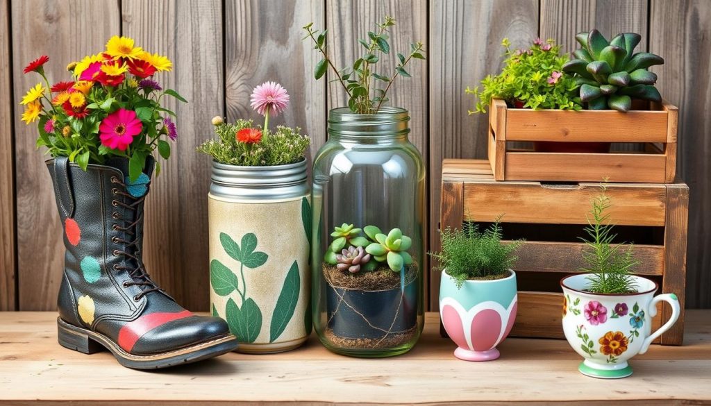 upcycled planter ideas