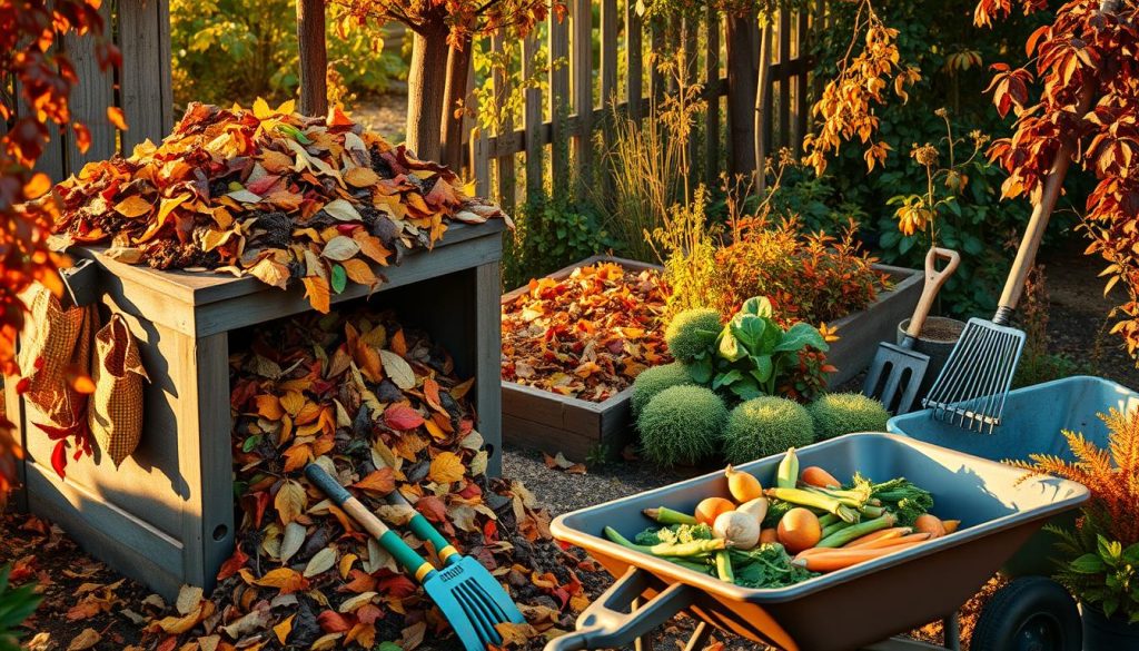 zero-waste autumn gardening