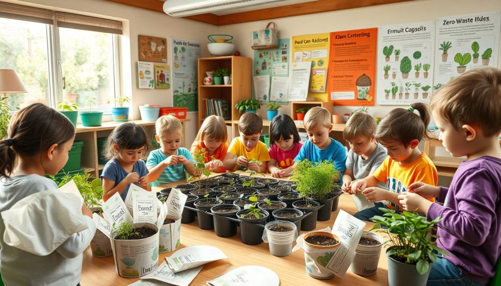 zero-waste gardening curriculum for kids