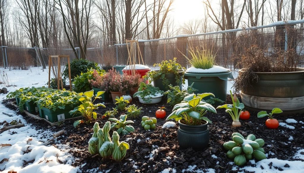 zero-waste gardening in winter