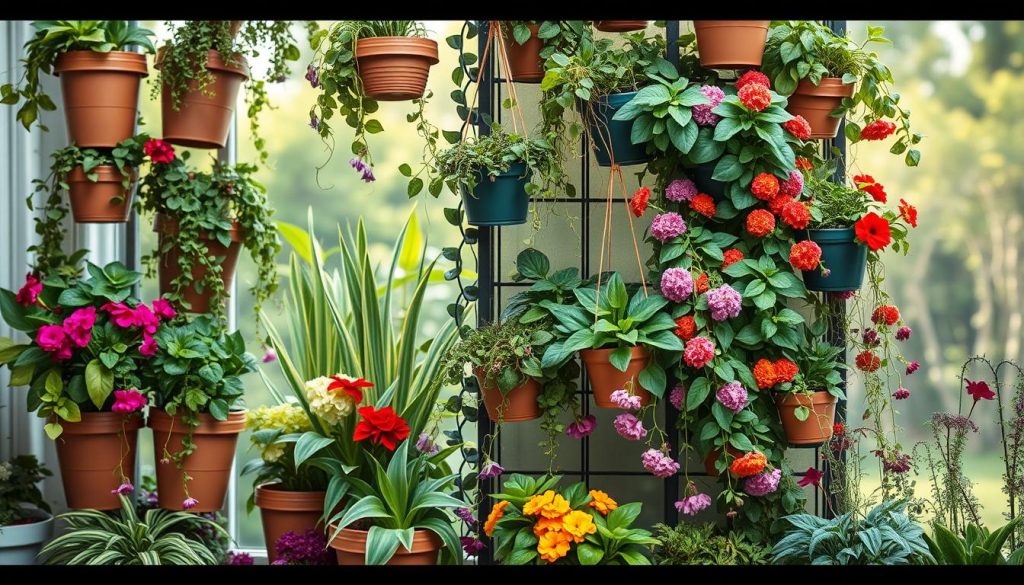 DIY vertical container gardening projects