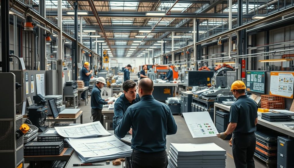 Lean Manufacturing waste reduction process
