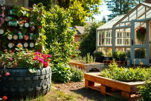 Transform Your Garden with Recycled Garden Materials Today