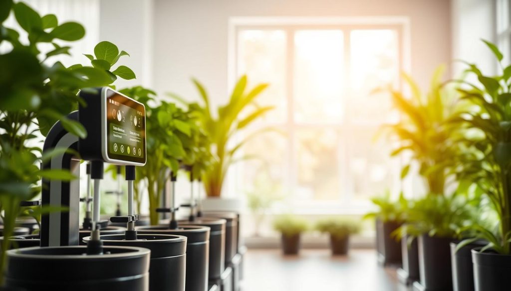 automated irrigation system for indoor gardening