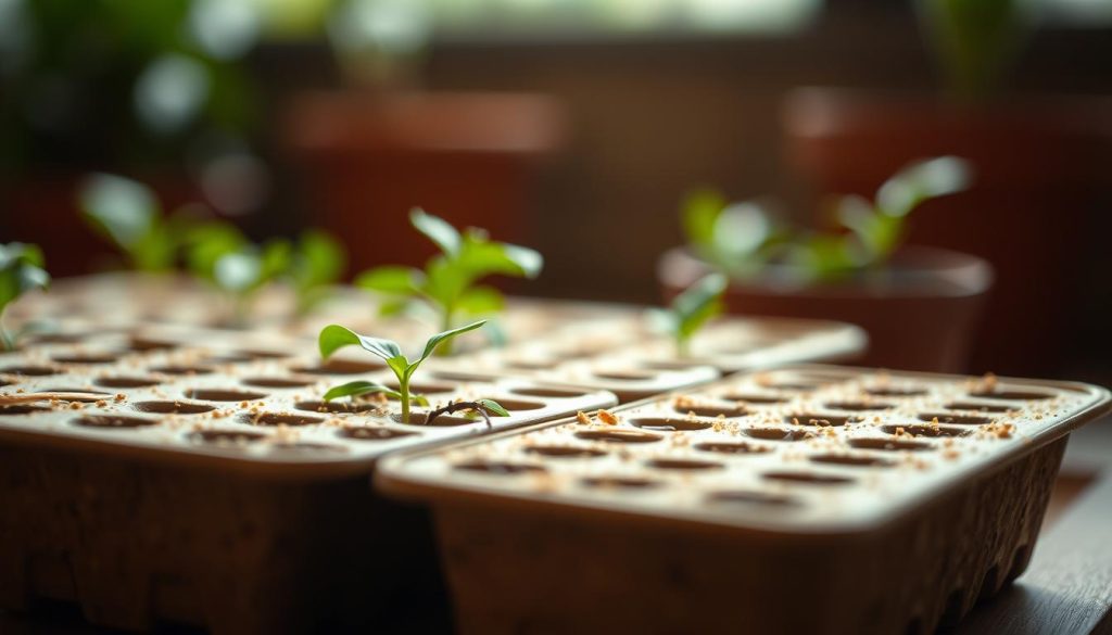 biodegradable seed trays made from sustainable materials