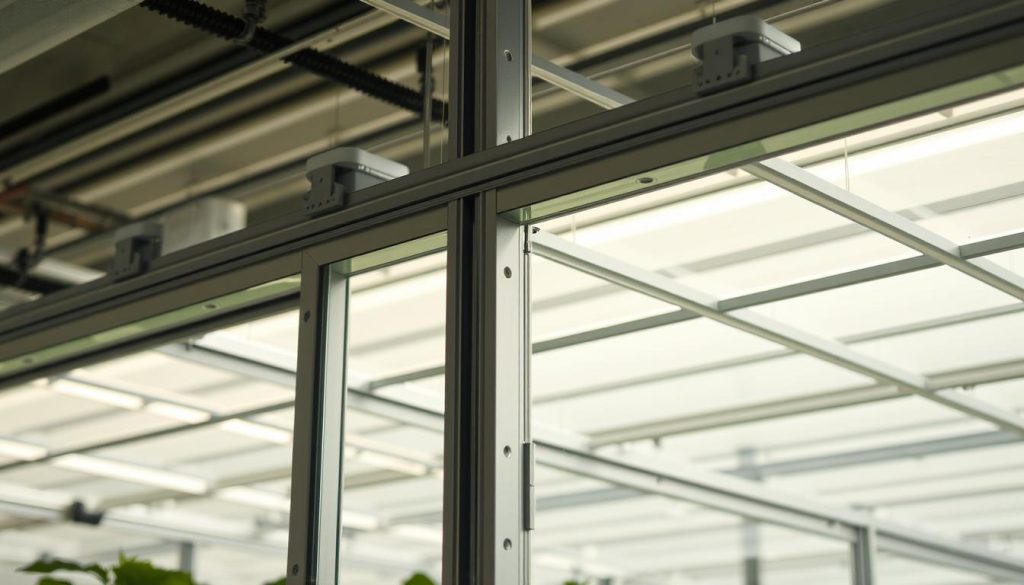 compact greenhouse frame materials for grow room construction